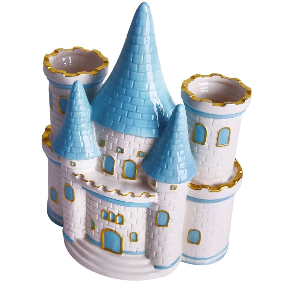 Large Piggy Bank Ceramic Princess Castle - Picture 5 of 8